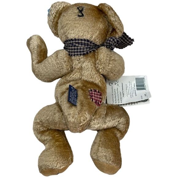 Boyds Bears  Patches B Beariluved #51000 Plush Bear  NWT Posable & Partial Bean - Picture 3 of 8